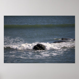 Rocks in the Ocean Poster