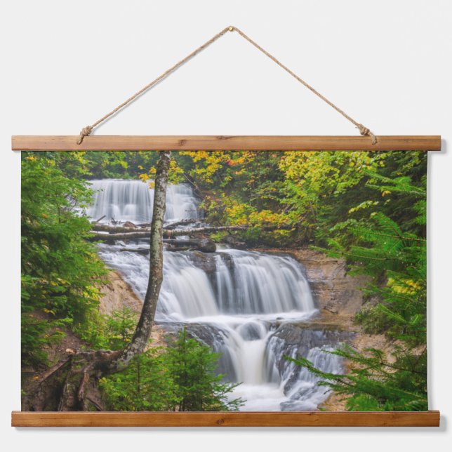 Rocks National Lakeshore, Sable Falls Hanging Tapestry (Front)