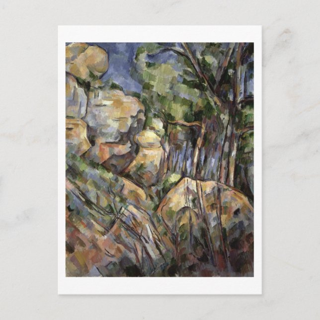 Rocks near the Caves below the Chateau Noir, c.190 Postcard (Front)