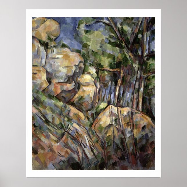 Rocks near the Caves below the Chateau Noir, c.190 Poster (Front)