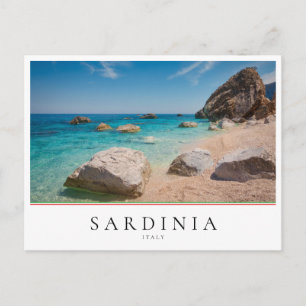 Rocks on Cala Mariolu beach on Sardinia, Italy Postcard