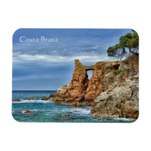 Rocks on Mediterranean coast Magnet
