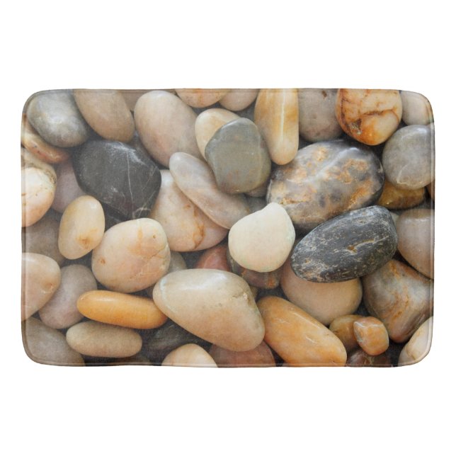 Rocks, Pebbles and Stones Bath Mat (Front)