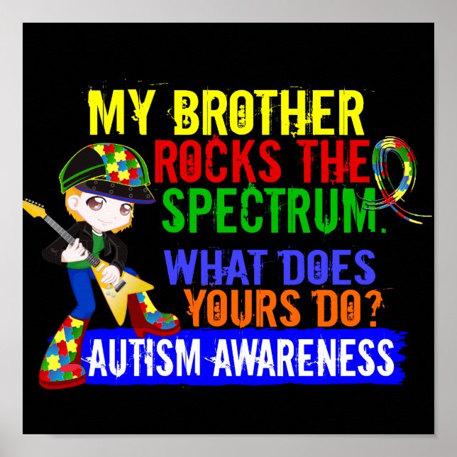 Rocks Spectrum Autism Poster (Front)
