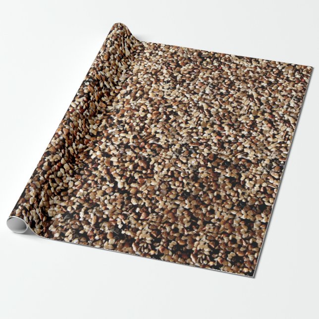 Rocks Texture Wrapping Paper (Unrolled)