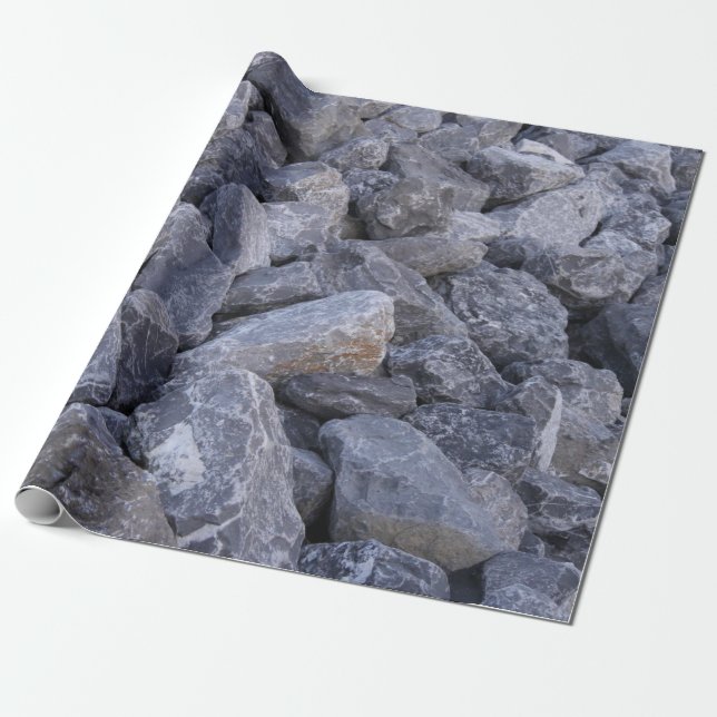 Rocks, Wrapping Paper (Unrolled)