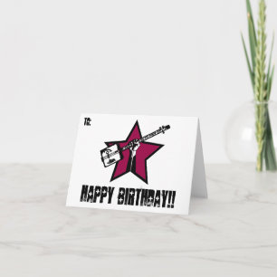 "RockStar" Birthday cards