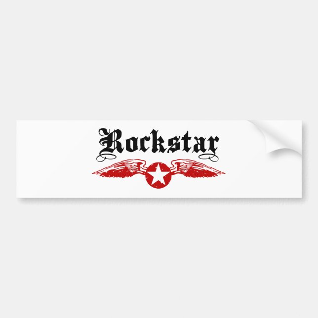 Rockstar Bumper Sticker (Front)