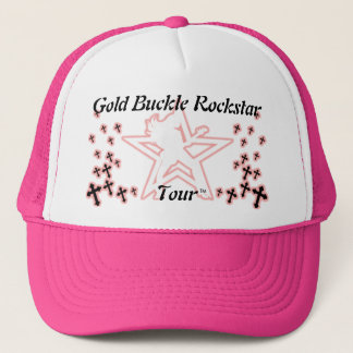 Rockstar Chick w/ Crosses Trucker Hat