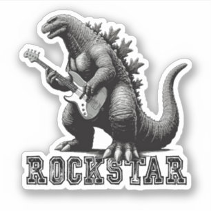 Rockstar dinosaur dragon