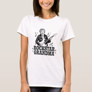 Rockstar Grandma  – Fun and Retro Music Design T-Shirt