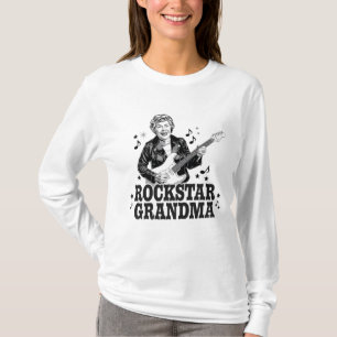 Rockstar Grandma  – Fun and Retro Music Design T-Shirt