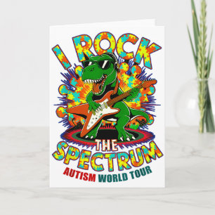 Rockstar I Rock The Spectrum Autism Awareness Tour Card