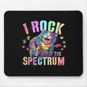 Rockstar I Rock The Spectrum Autism Mum Motivation Mouse Pad