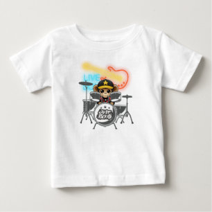 Rockstar Monkey Baby T-Shirt