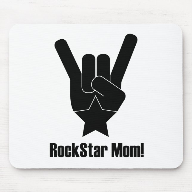 RockStar Mum! Mouse Pad (Front)