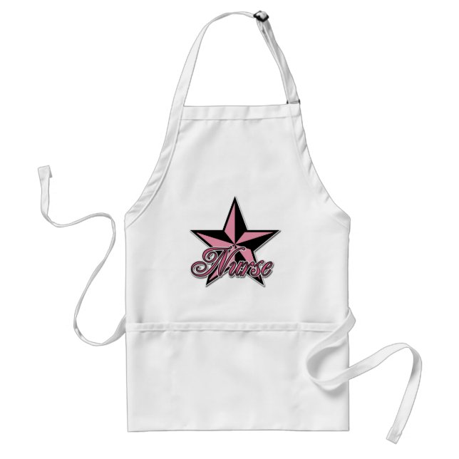Rockstar Nurse Standard Apron (Front)