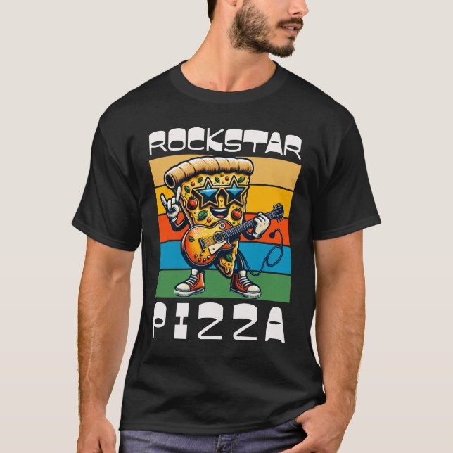 Rockstar Pizza T-Shirt (Front)