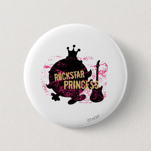 Rockstar Princess 6 Cm Round Badge