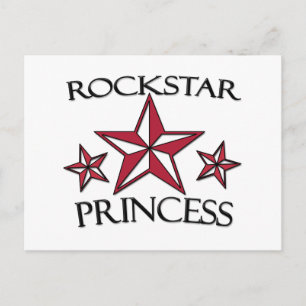 Rockstar Princess Postcard
