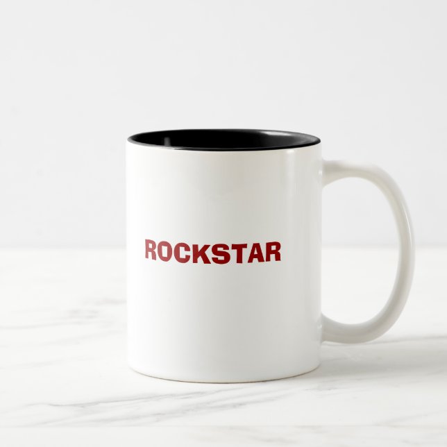 ROCKSTAR, ROCKSTAR Two-Tone COFFEE MUG (Right)