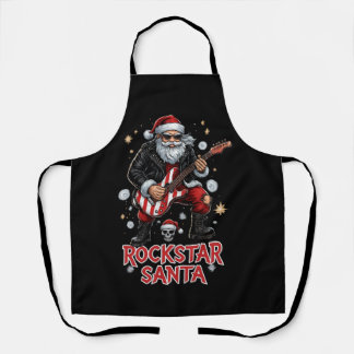 Rockstar Santa Apron