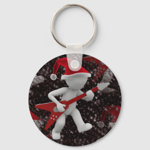 rockstar santa key ring