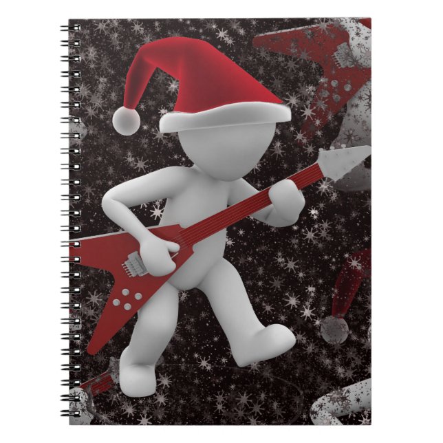 rockstar santa notebook (Front)