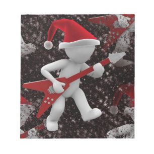 rockstar santa notepad