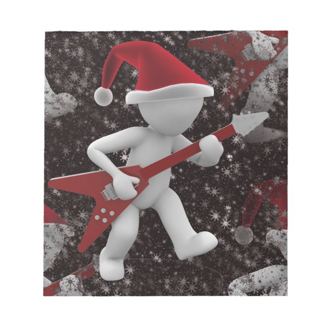 rockstar santa notepad (Front)