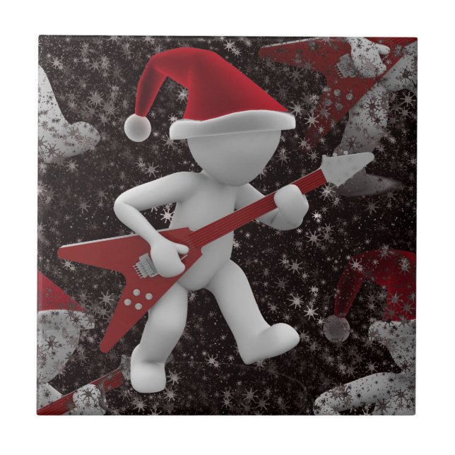 rockstar santa tile (Front)