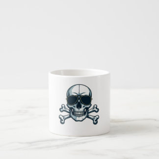 Rockstar Skull T-Shirt - Bold and Badass" Espresso Cup