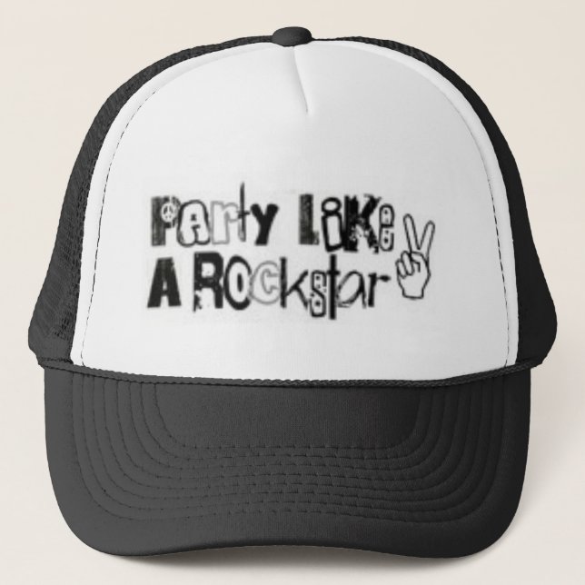 rockstar trucker hat (Front)