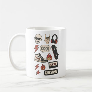 rockstars boy aesthetic coffee mug