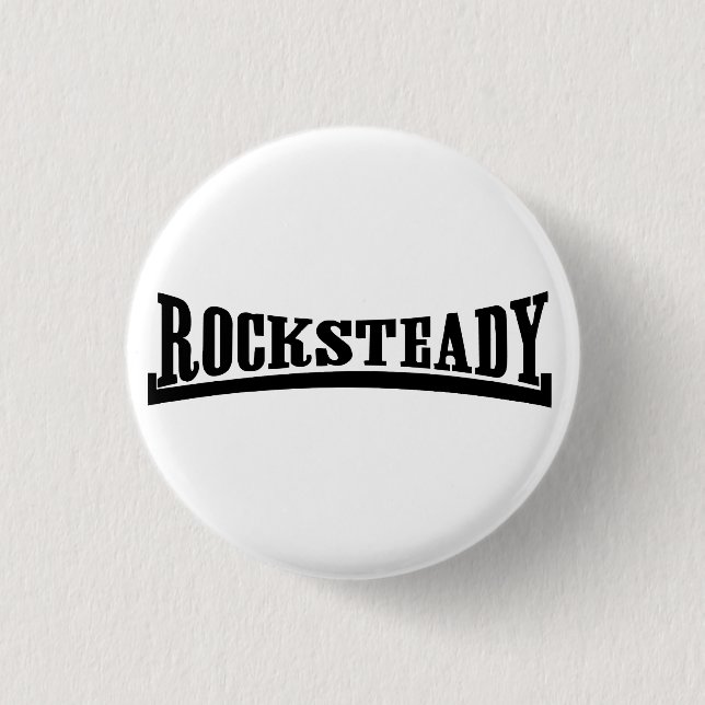 Rocksteady Black Button (Front)
