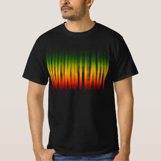 Rocksteady Blurred Effect Typography Rasta Reggae T-Shirt