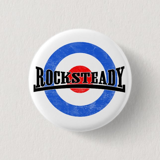 Rocksteady Mod Button (Front)