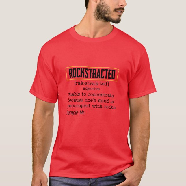 Rockstracted Geology Rockhounder Rock Hounding fri T-Shirt (Front)