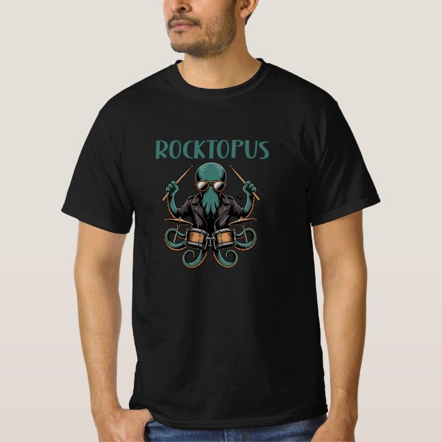 Rocktopus Octopus T-Shirt (Front)