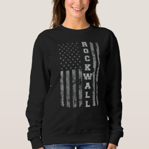 Rockwall Texas American Flag Sweatshirt