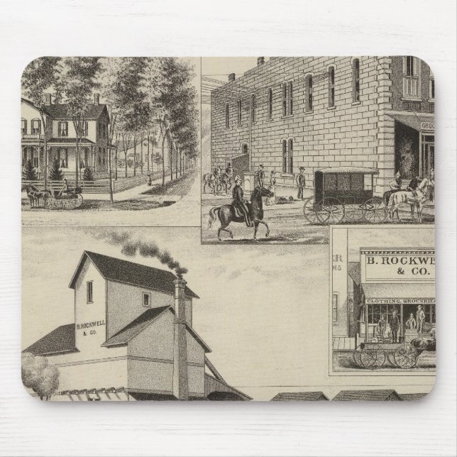 Rockwel County, Kansas Mouse Pad (Front)