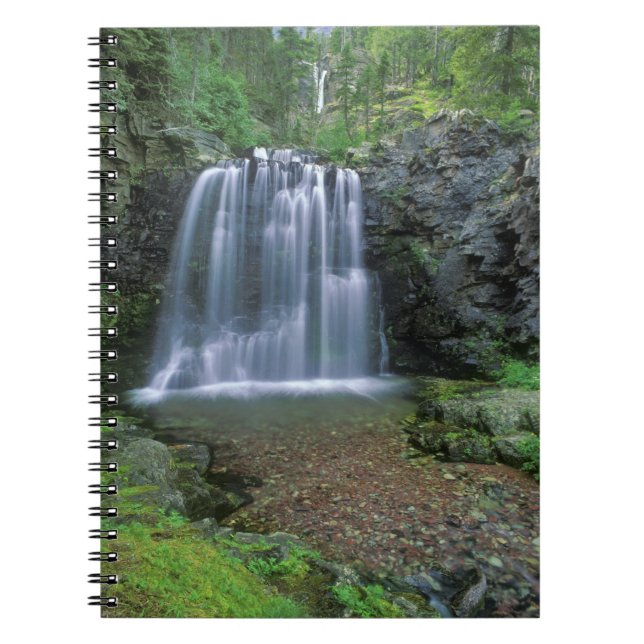 Rockwell Falls in the Two Medicine Valley of Notebook (Front)