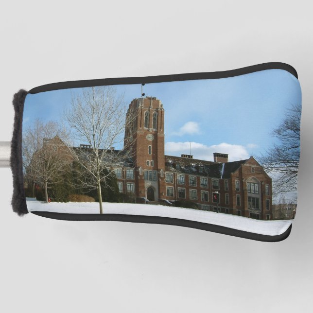 Rockwell in Winter at Grove City College Golf Head Cover (Front)