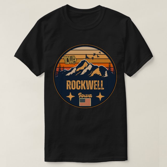 Rockwell, Iowa T-Shirt (Design Front)