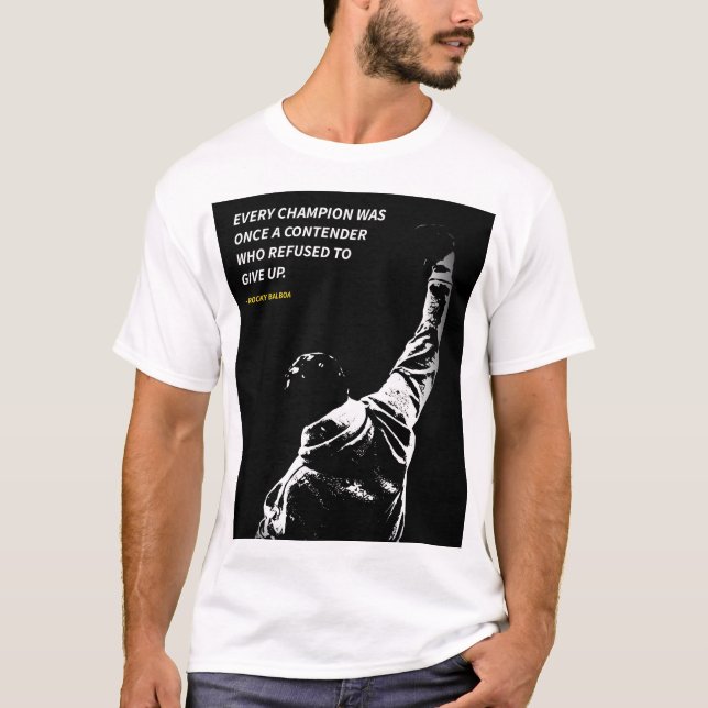 Rocky Balboa quotes T-Shirt (Front)