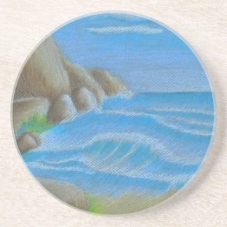 Rocky beach coaster
