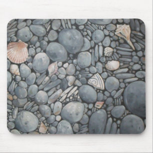Rocky Beach House Nature Mouse Pad