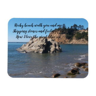 Rocky Beach Love Magnet