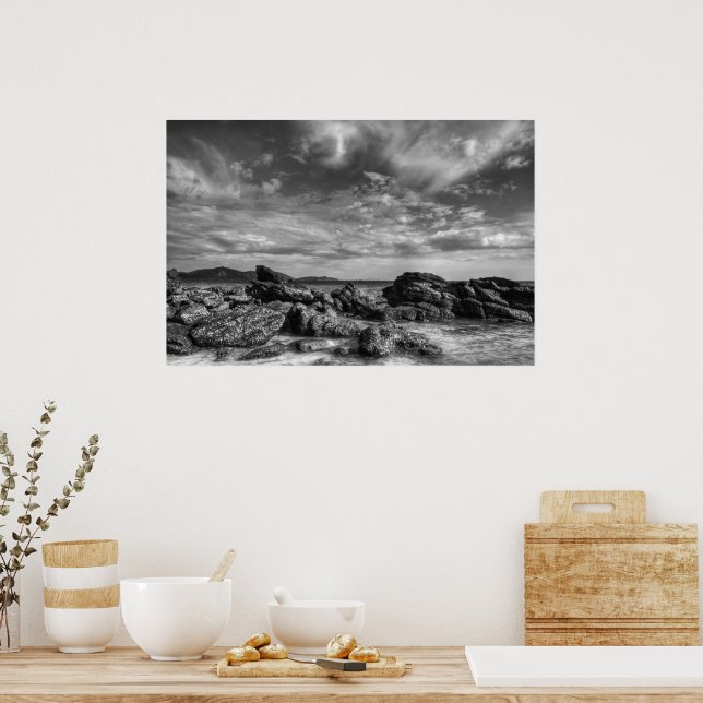 Rocky beach poster (Kitchen)