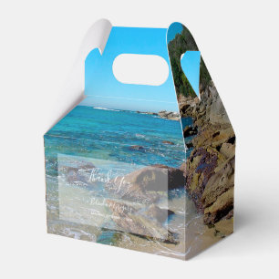 Rocky Beach Wedding Favour Box